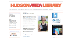 Desktop Screenshot of hudsonarealibrary.org